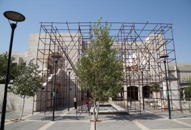 Skeletal view of the Colonnade - Dina Haddadin