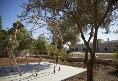 Reciprocal Frame Tensegrity Pavilion, 2019